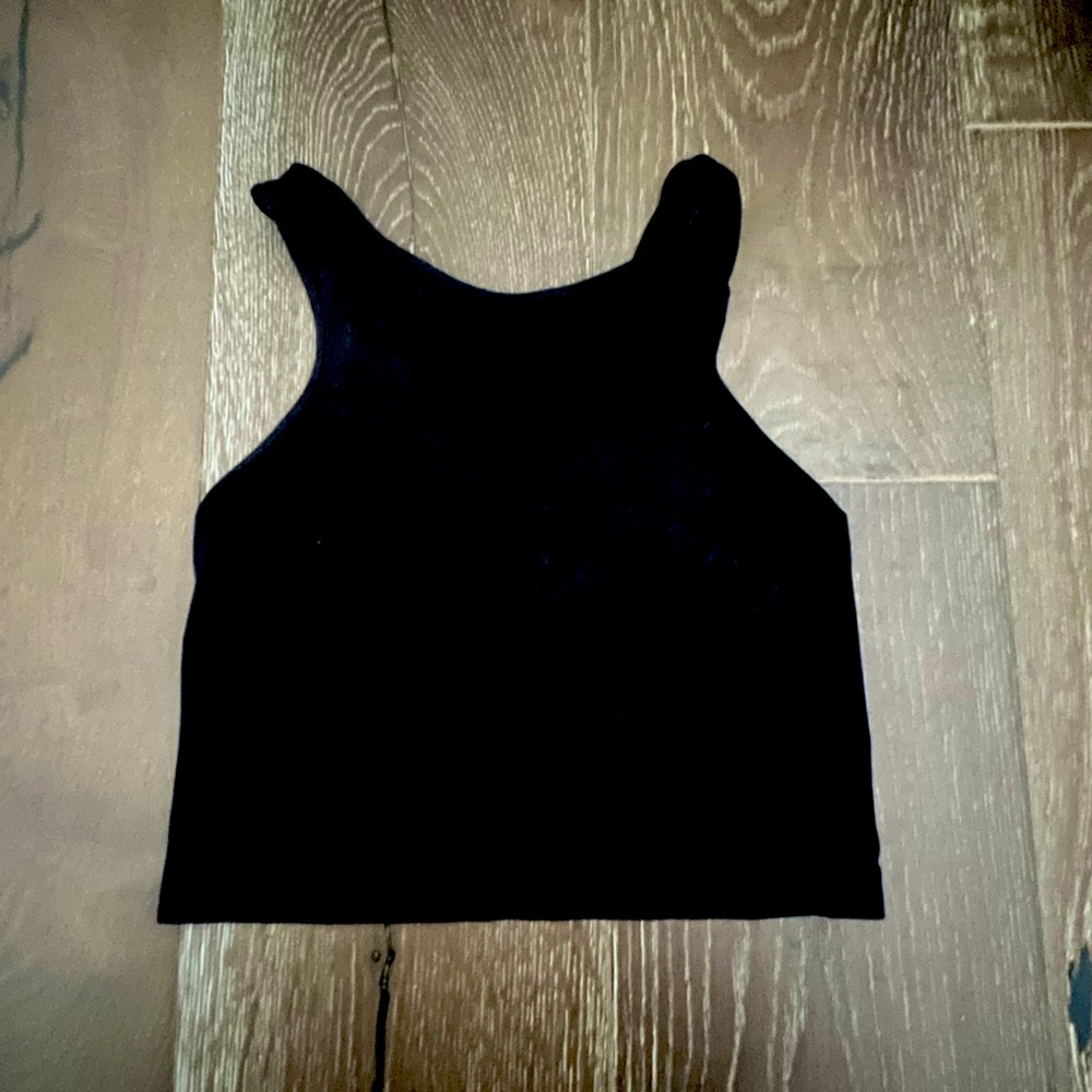 Black stretchy tank top. size small